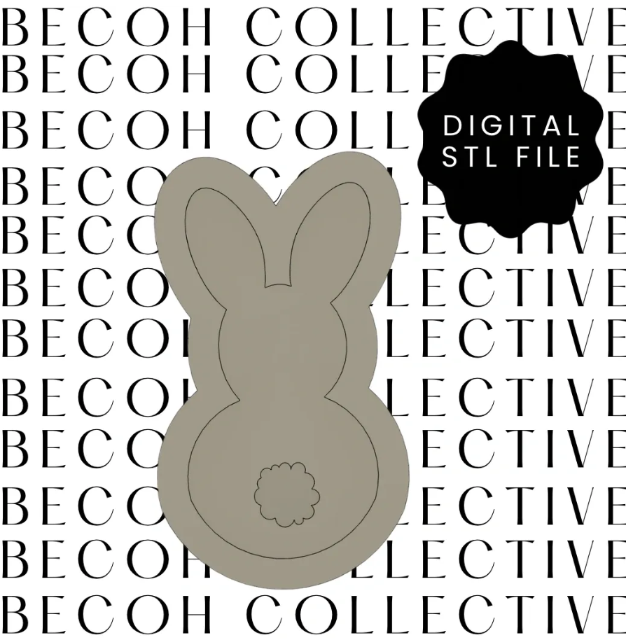 Simple Bunny Cookie Stamp & Cutter
