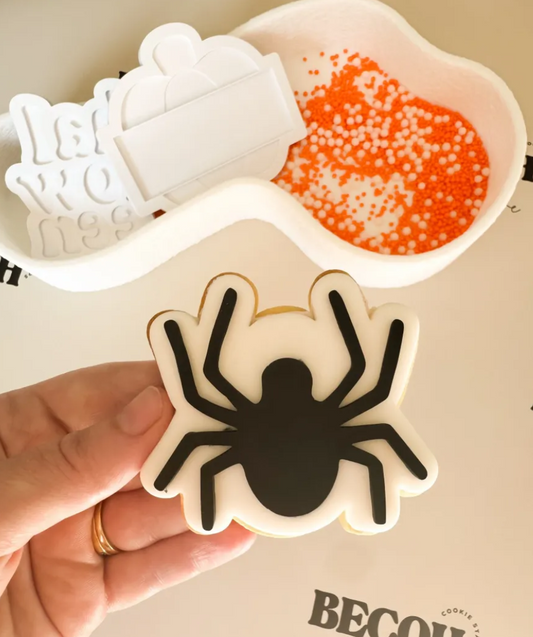 Spider Cookie Stamp & Cutter