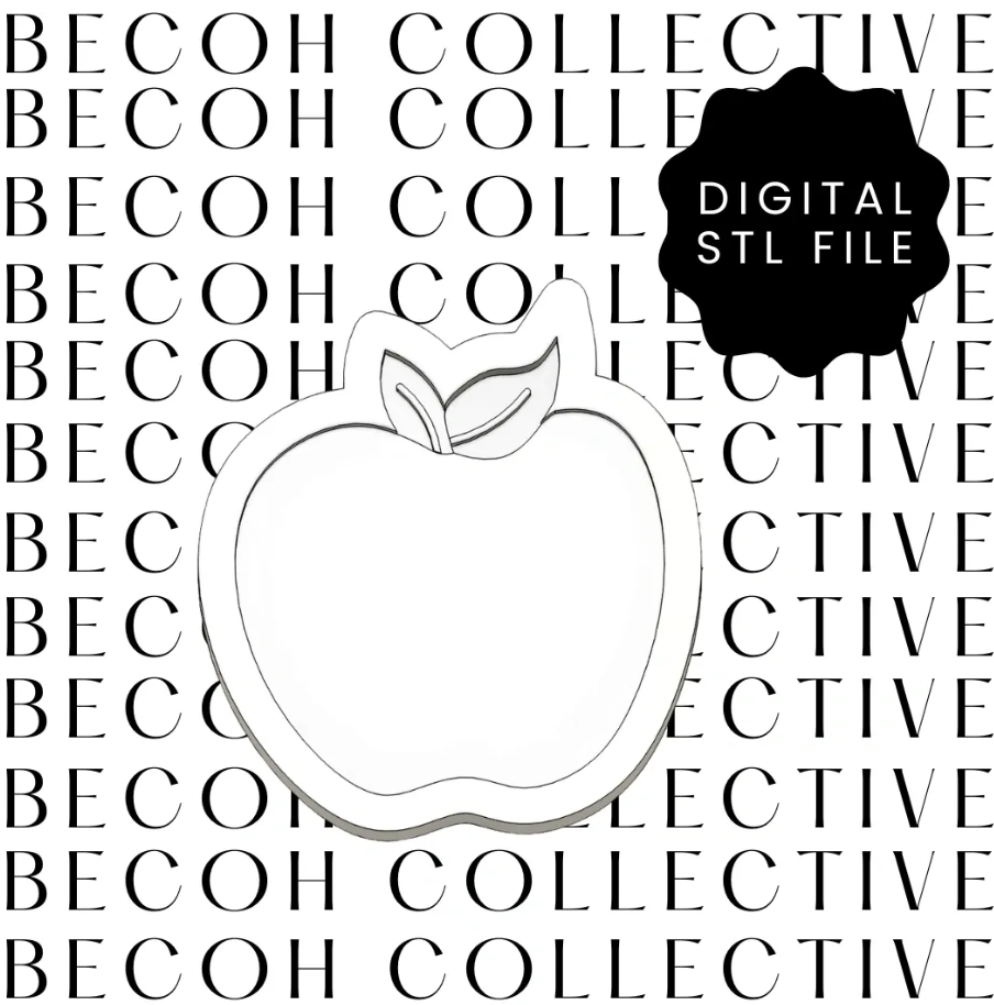 Apple Cookie Stamp & Cutter