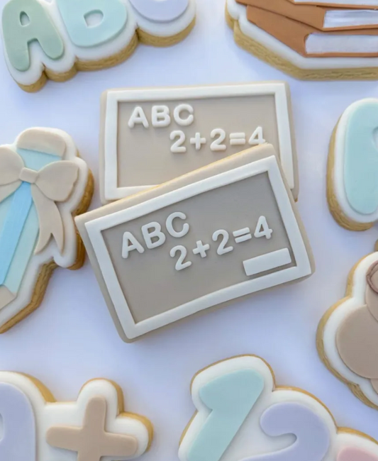 Chalkboard Cookie Stamp & Cutter