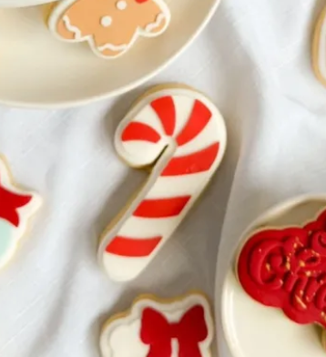Candy Cane Cookie Stamp & Cutter