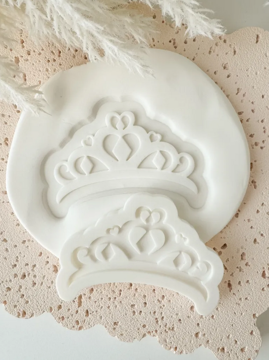 Princess Crown Cookie Stamp & Cutter