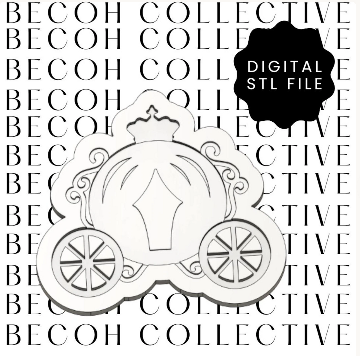 Princess Carriage Stamp & Cutter