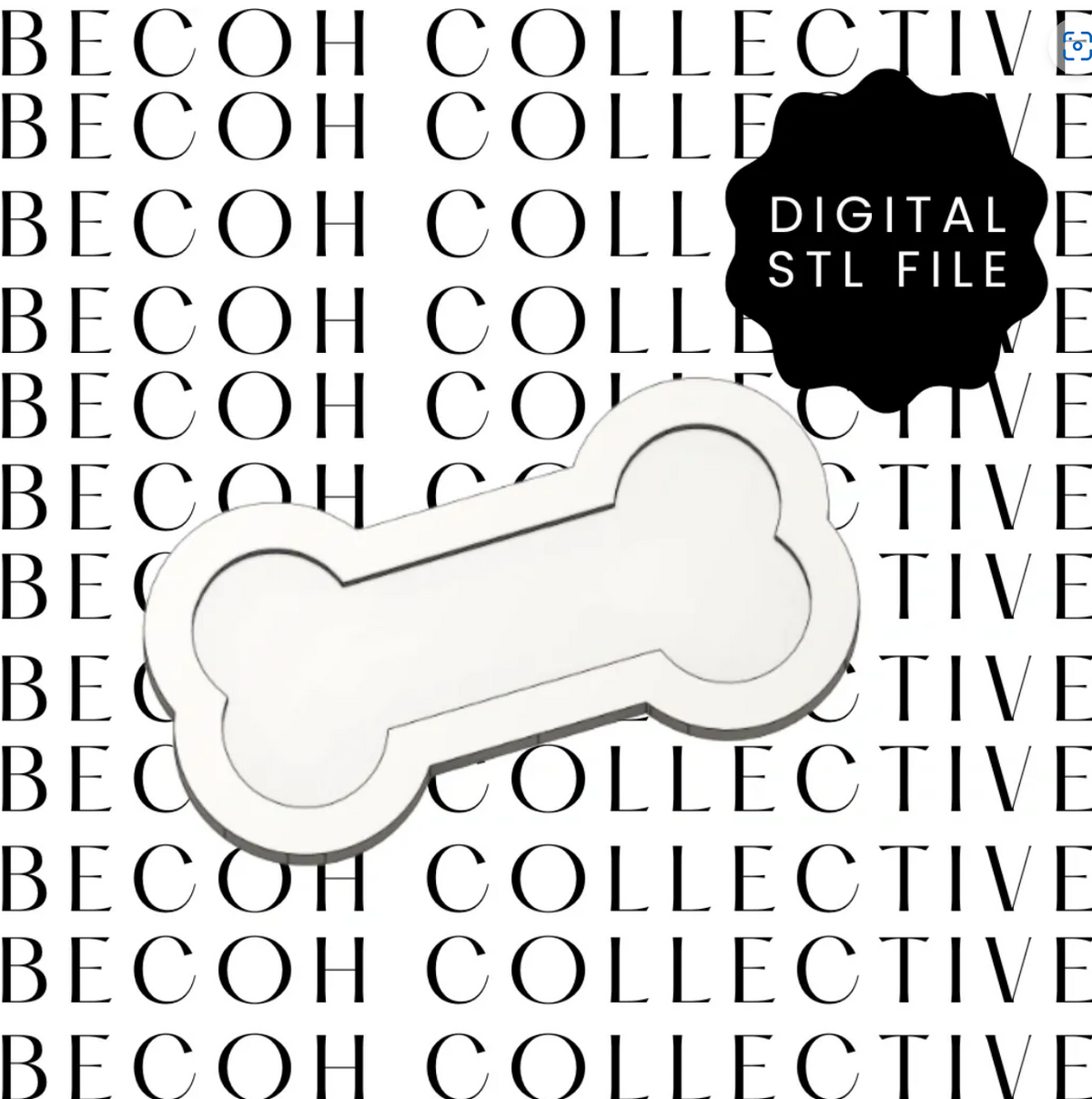 Dog Bone Stamp and Cutter
