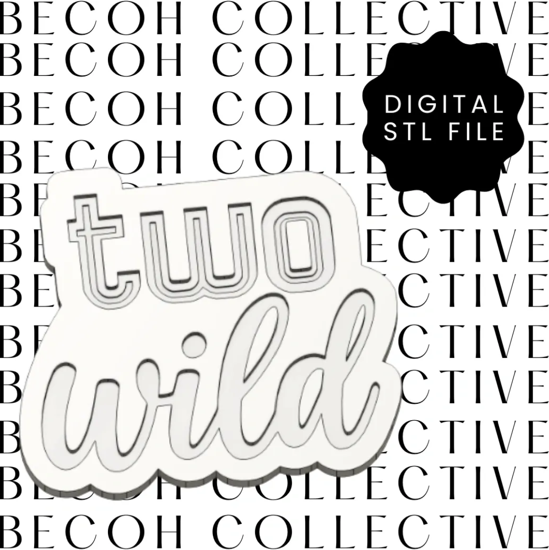 Two Wild New Cookie Stamp and Cutter