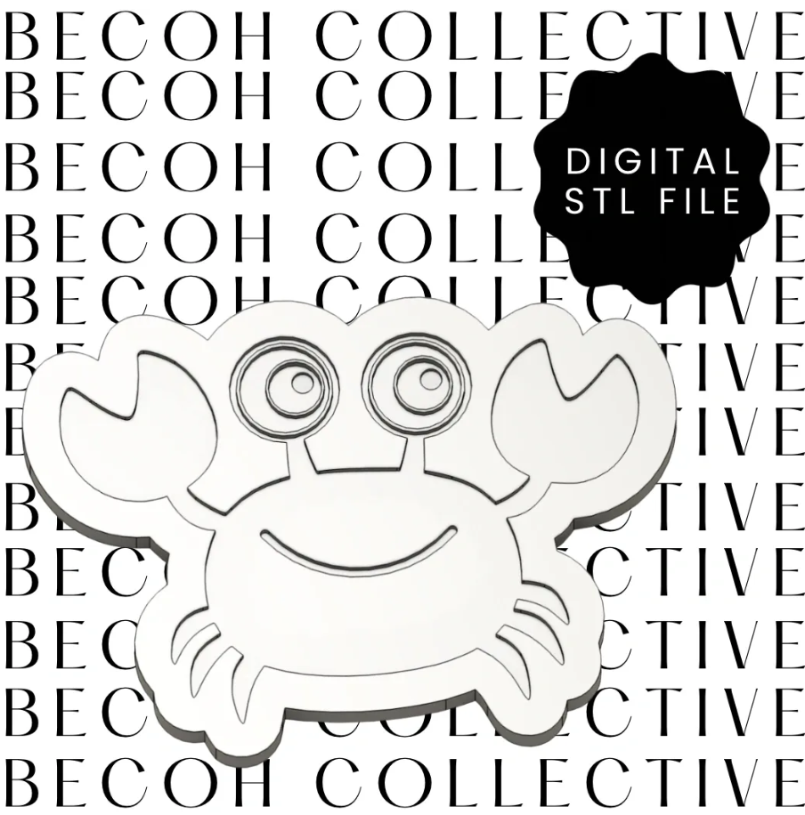Crab Cookie Stamp & Cutter