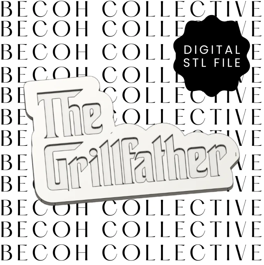 The Grillfather Cookie Stamp & Cutter