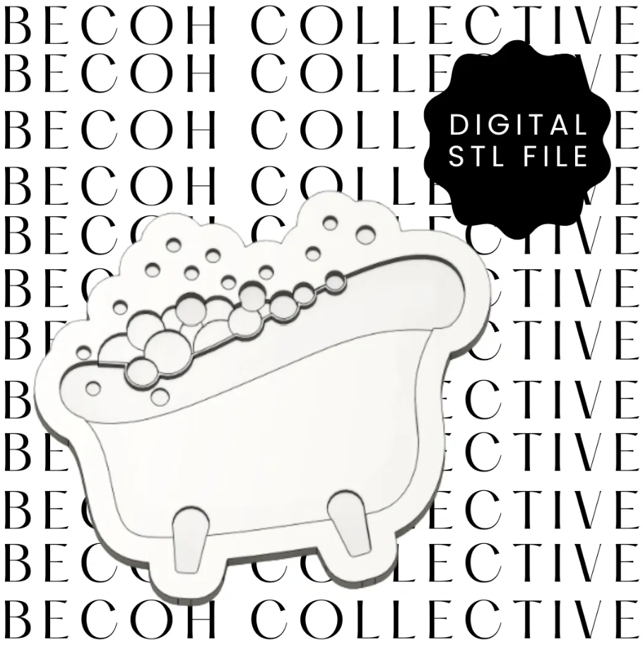 Bubble Bath Cookie Stamp & Cutter