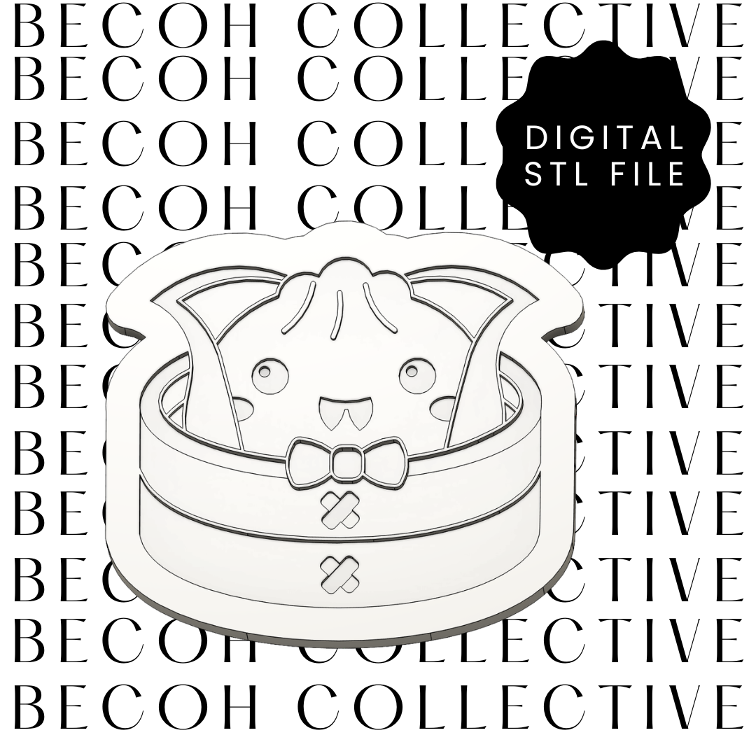 Dracula Dumpling Cookie Stamp & Cutter