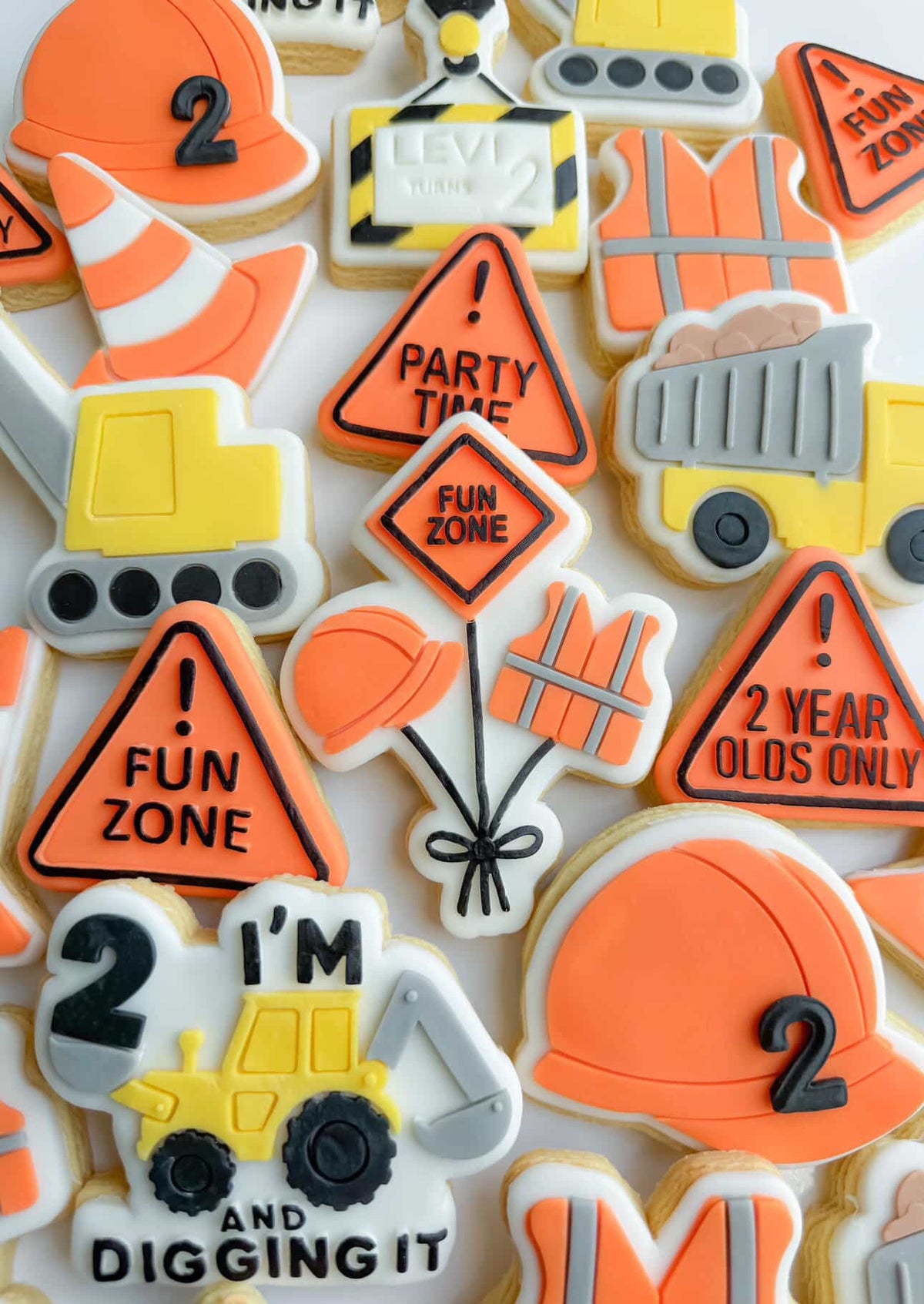 Set of 3 Caution Signs Cookie Stamp & Cutter