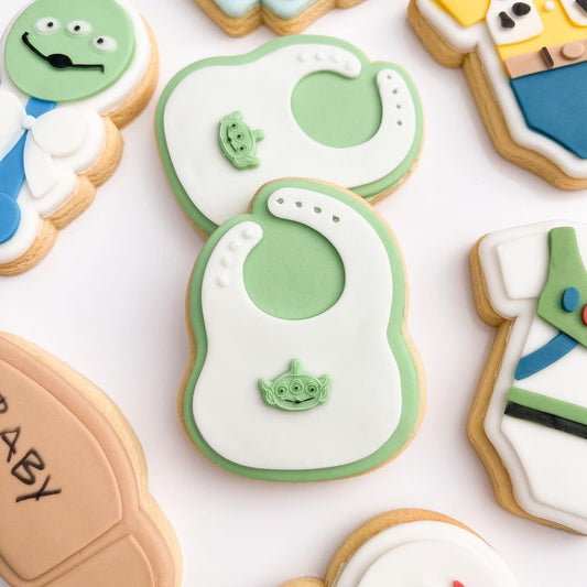 Simple Baby BIB Cookie Stamp & Cutter