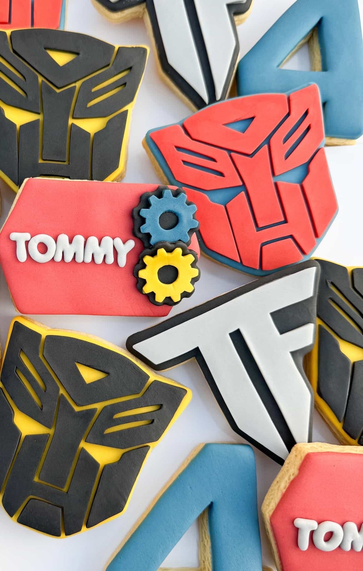 Transformer TF Logo Cookie Stamp & Cutter
