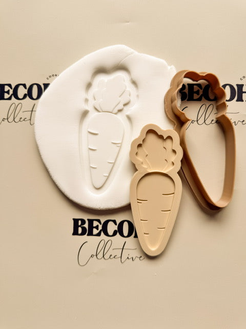 Carrot Cookie Stamp and Cutter