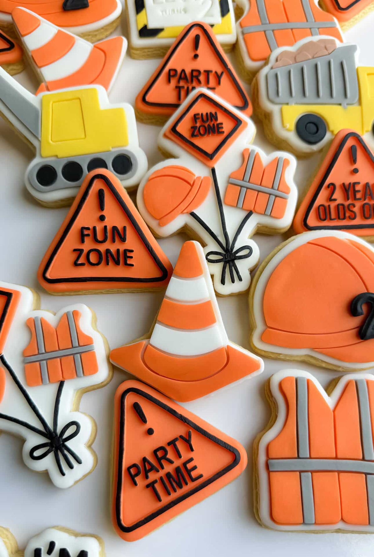 Safety Cone Cookie Stamp & Cutter
