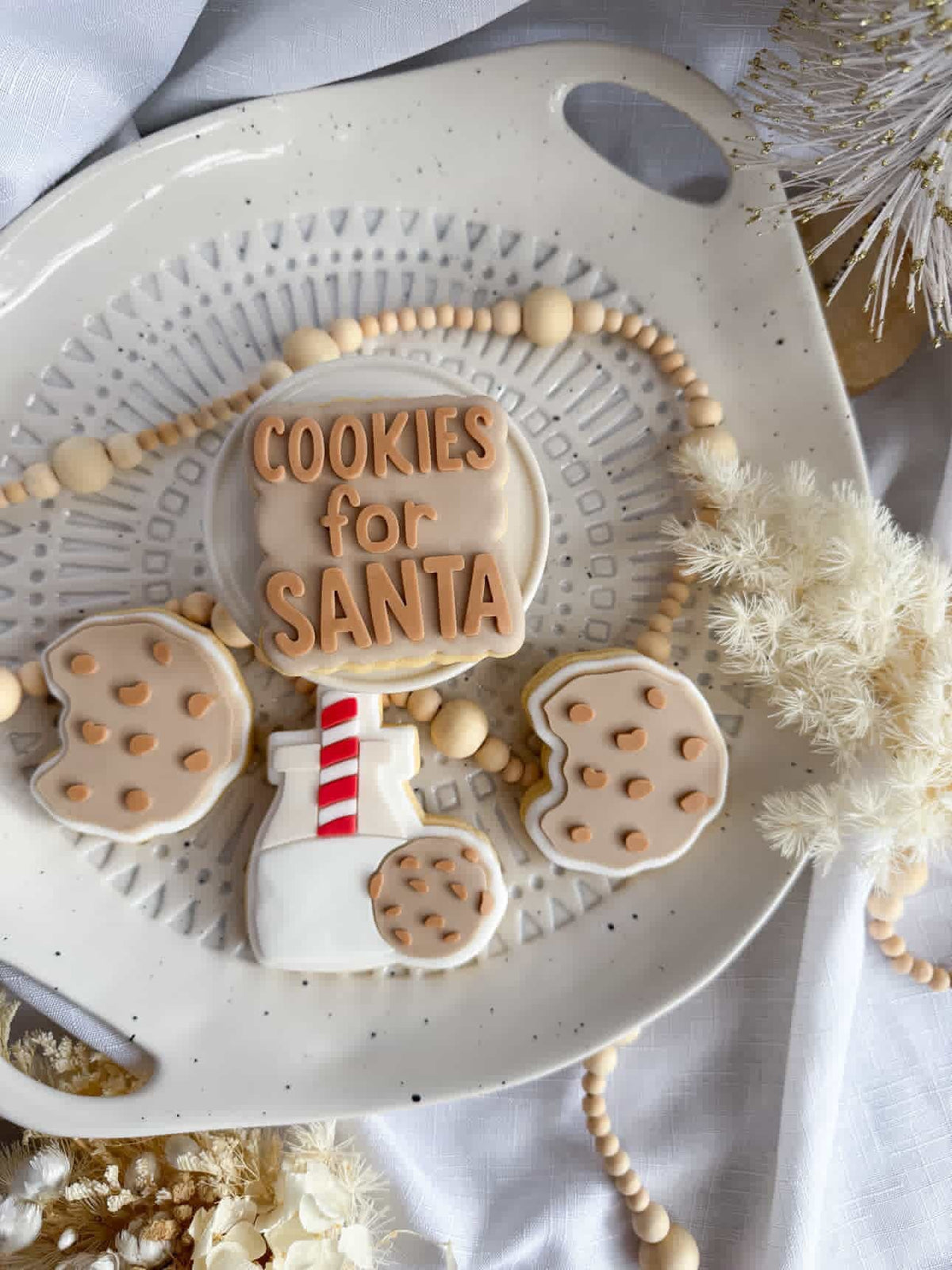 Cookies for Santa Cookie Stamp & Cutter
