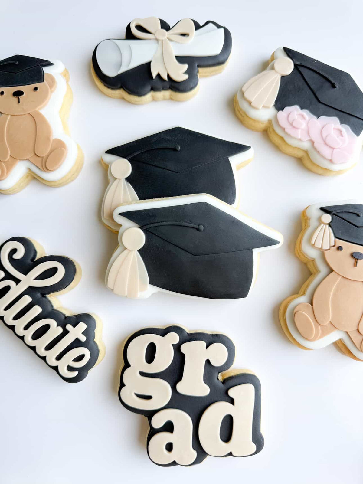 Graduation Cap Cookie Stamp & Cutter