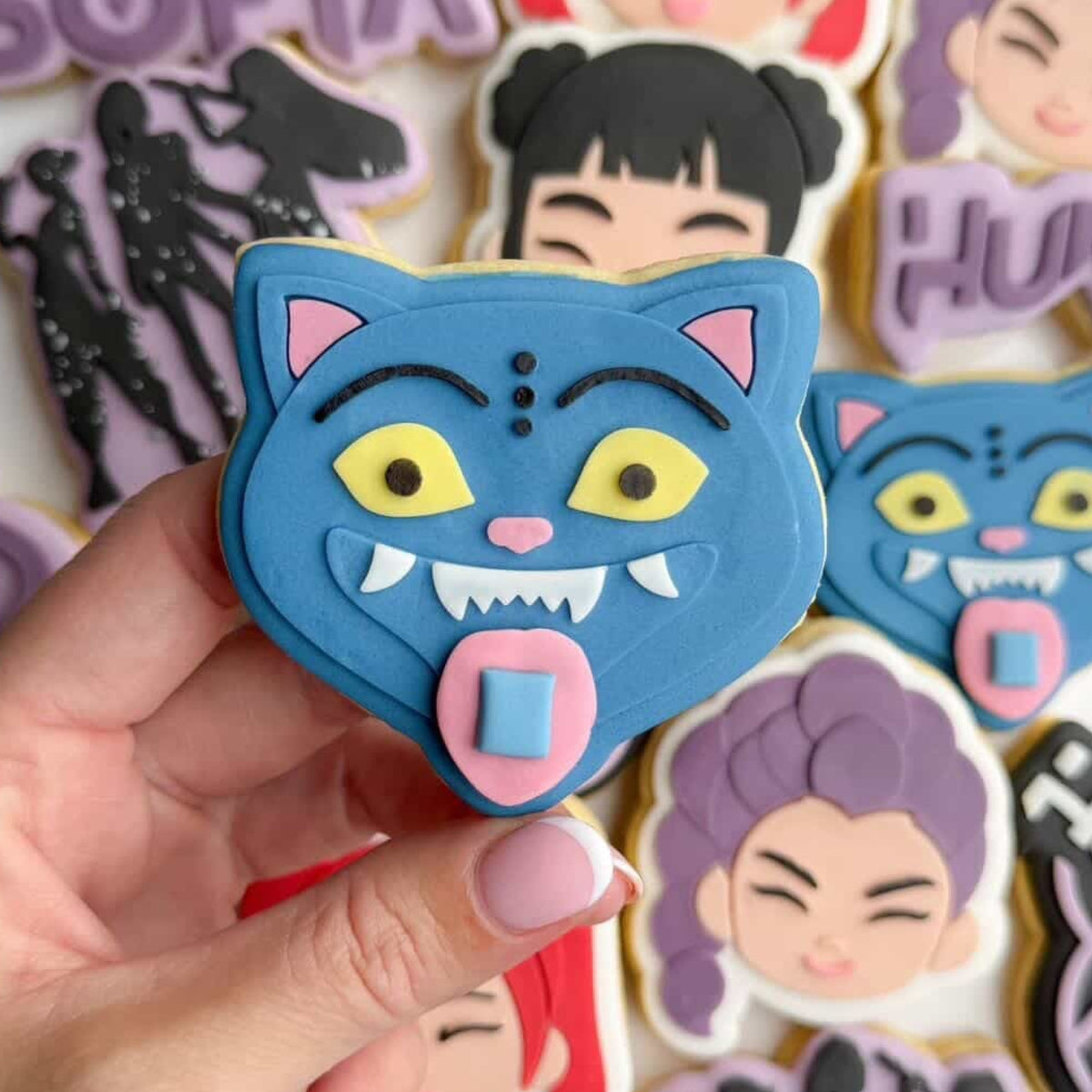 Derpy Cat Cookie Stamp and Cutter