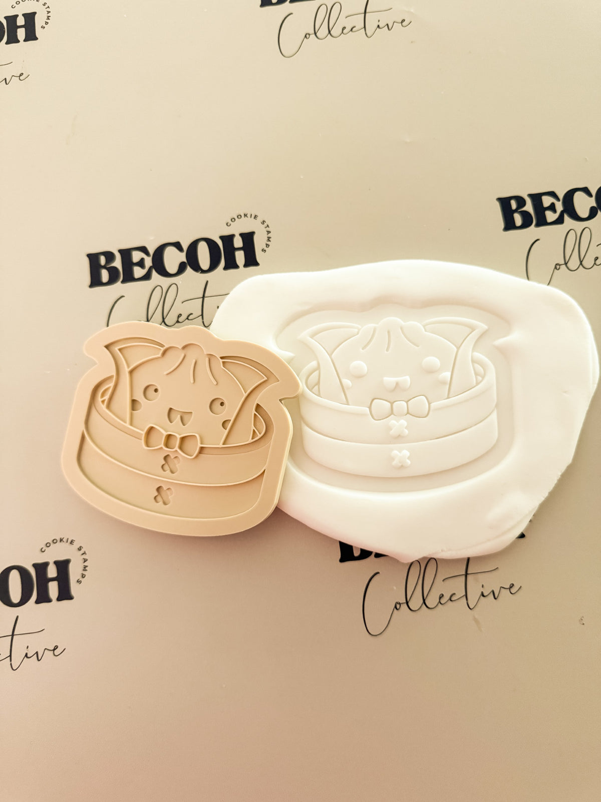 Dracula Dumpling Cookie Stamp & Cutter