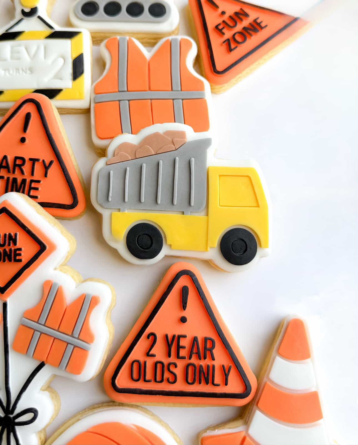 Set of 3 Caution Signs Cookie Stamp & Cutter