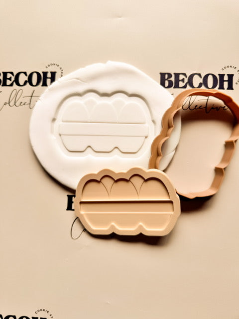 Egg Carton Cookie Stamp and Cutter