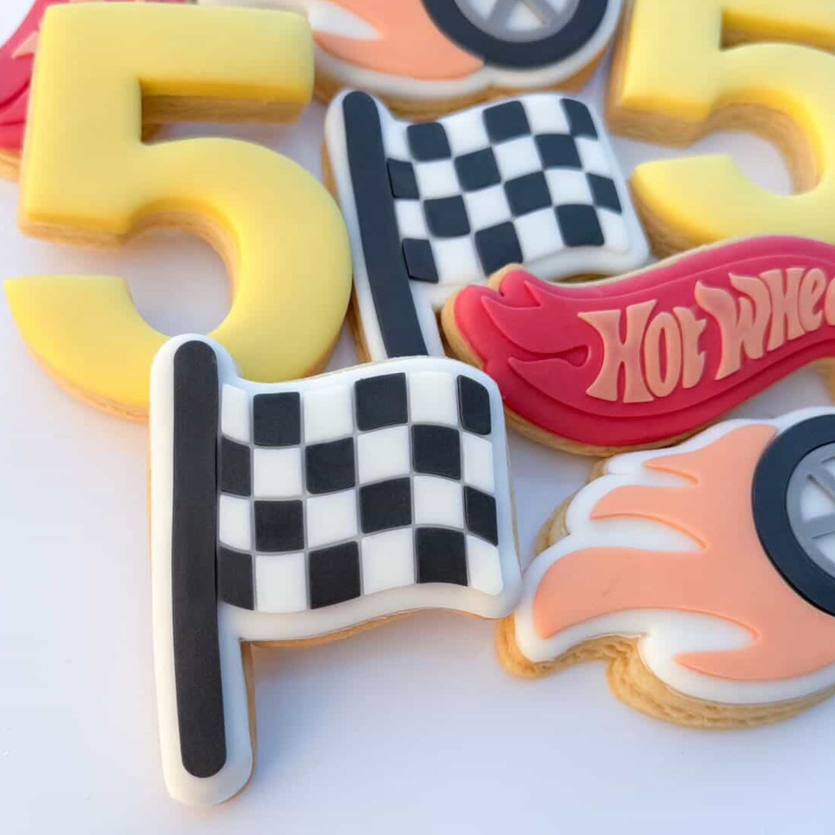 Hot Wheels Flame Cookie Stamp & Cutter