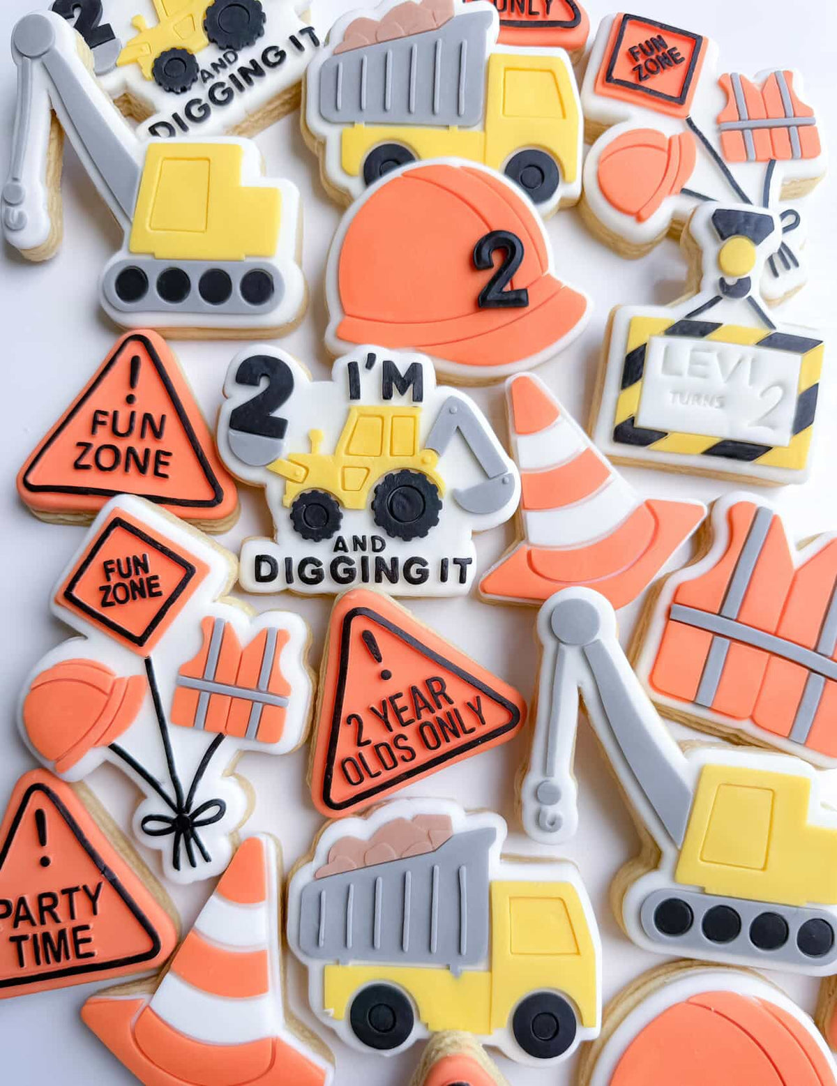 Construction Sign Cookie Stamp & Cutter