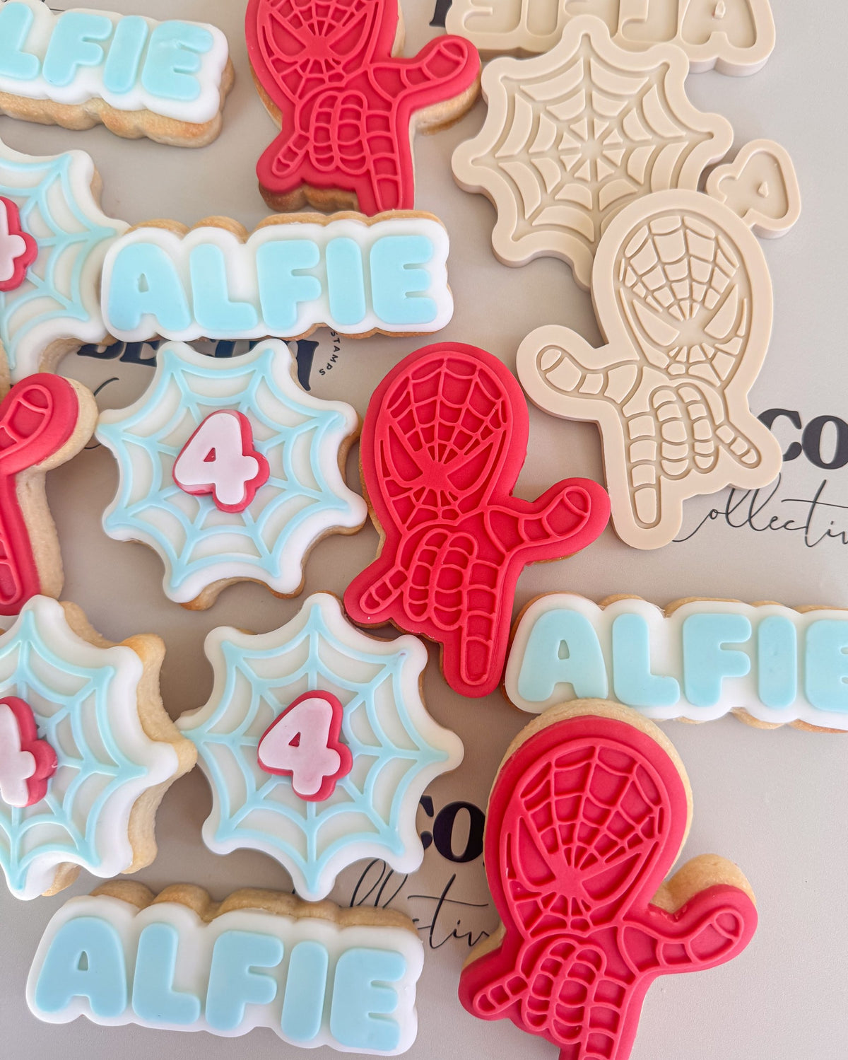 Spider Web Cookie Stamp & Cutter