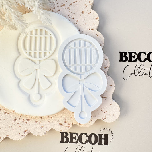 Baby Q Grill Rattle Cookie Stamp & Cutter