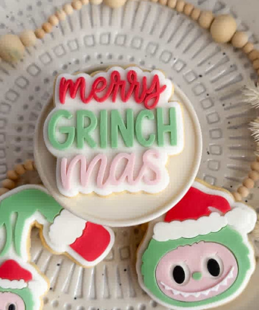 Merry Grinchmas Cookie Stamp & Cutter