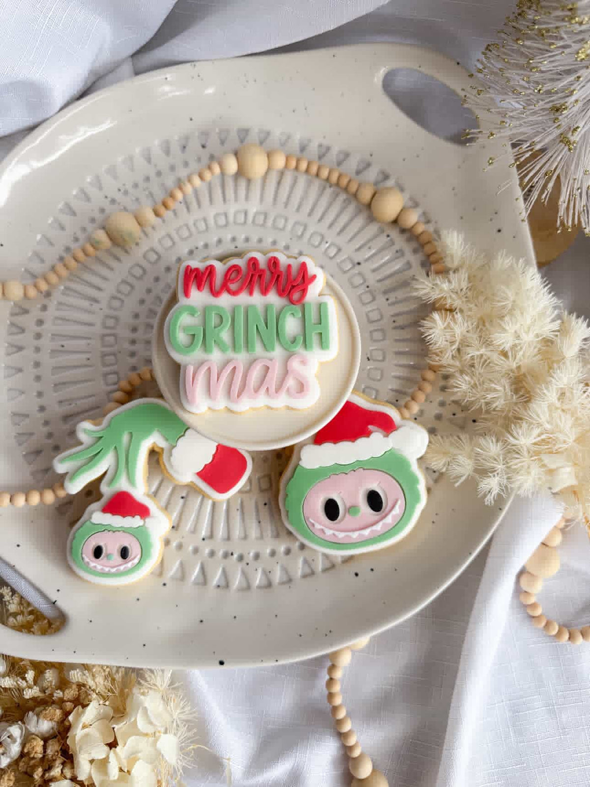 Merry Grinchmas Cookie Stamp & Cutter