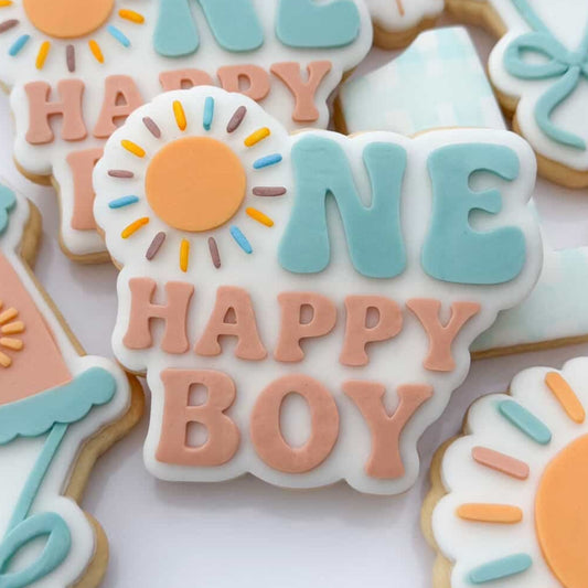 One Happy Boy Cookie Stamp & Cutter
