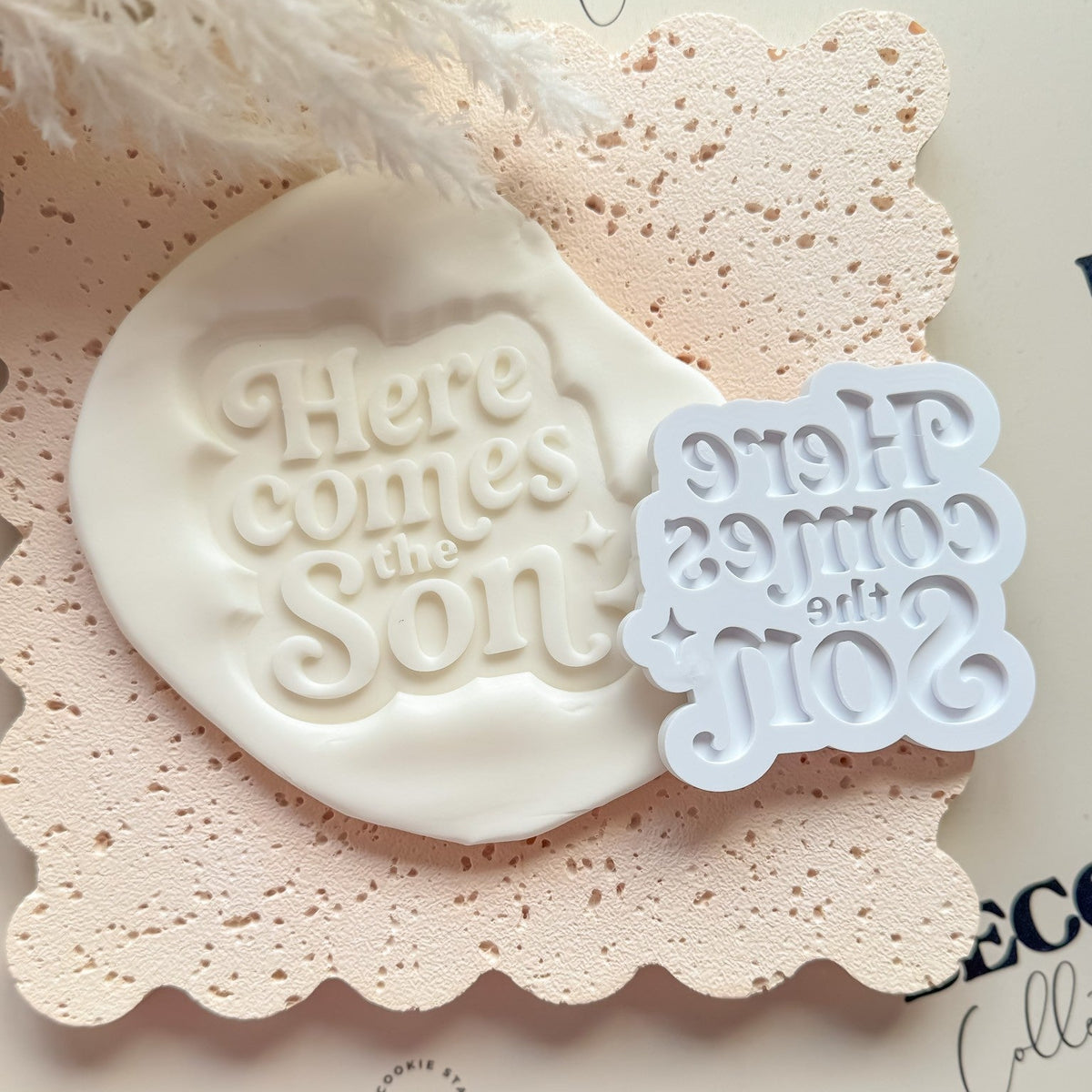 Here Comes the Son Cookie Stamp & Cutter