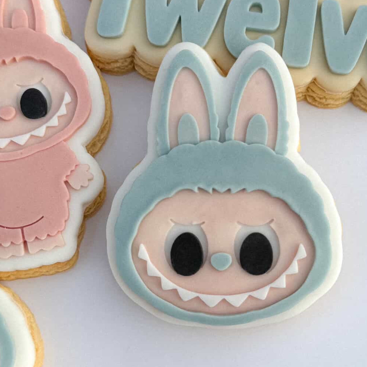 Labubu Face Cookie Stamp and Cutter