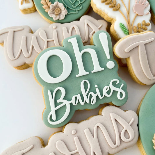 Oh Babies Cookie Stamp & Cutter