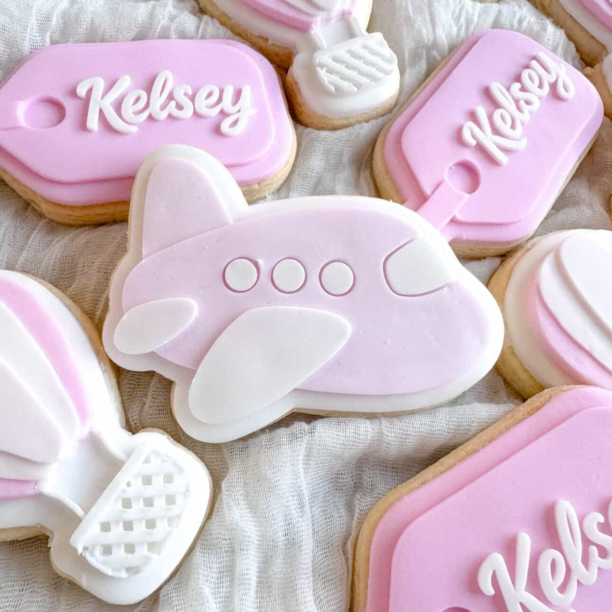 Plane Cookie Stamp & Cutter