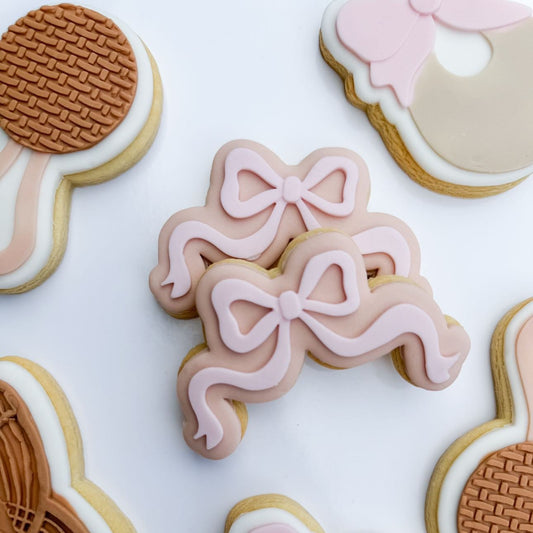 Princess Bow Cookie Stamp & Cutter