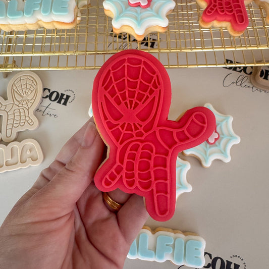 Spiderman Cookie Stamp & Cutter