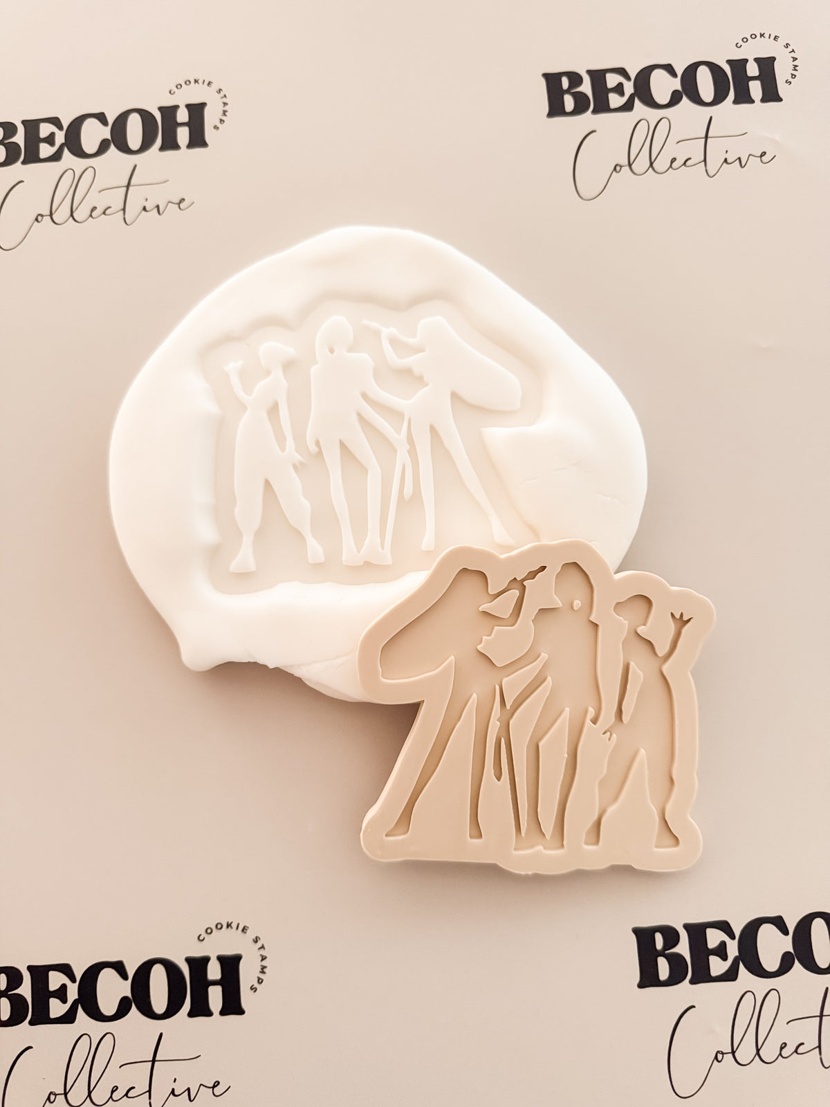 Demon Hunters Silhouette Cookie Stamp and Cutter