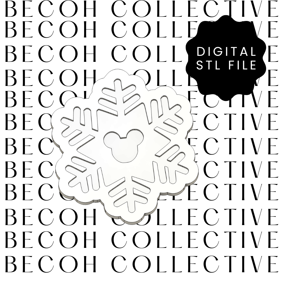 Snowflake Cookie Stamp & Cutter