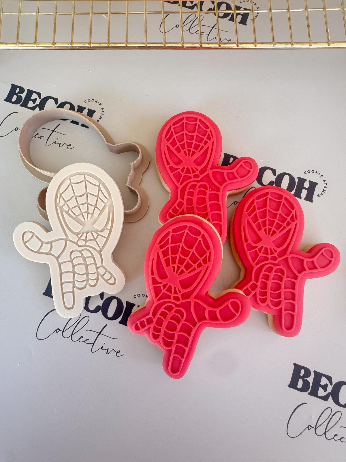 Spiderman Cookie Stamp & Cutter