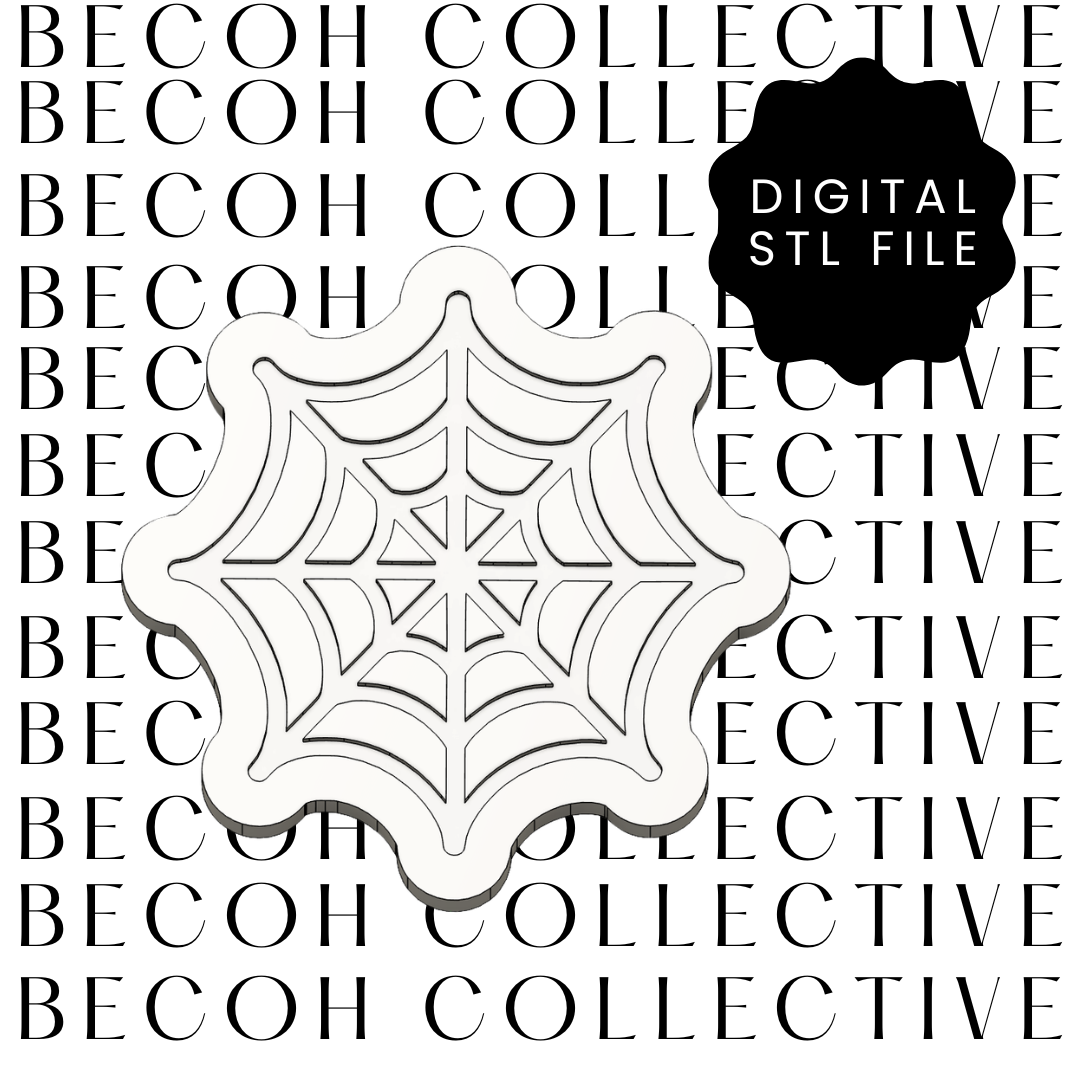 Spider Web Cookie Stamp & Cutter