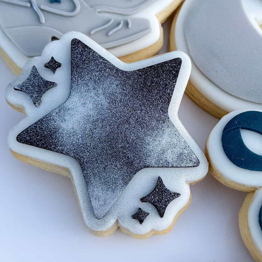 Star with Sparkle Cookie Stamp & Cutter