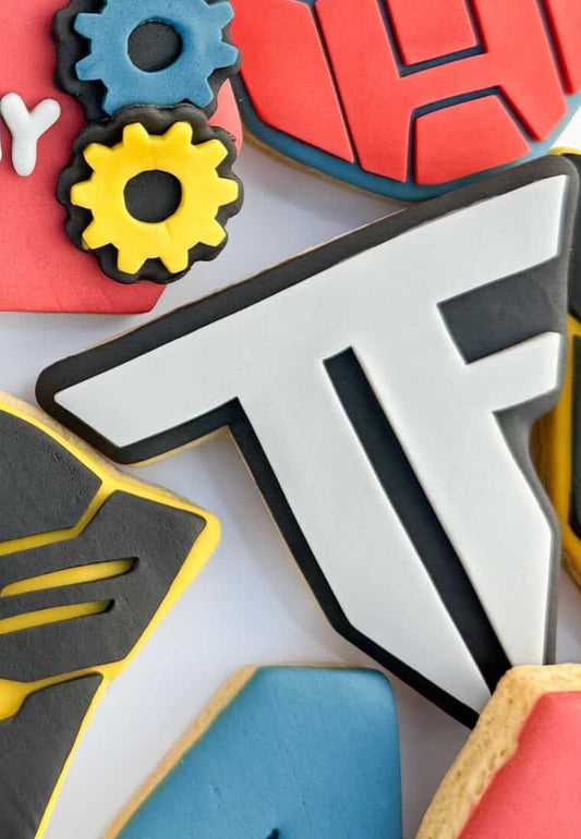 Transformer TF Logo Cookie Stamp & Cutter