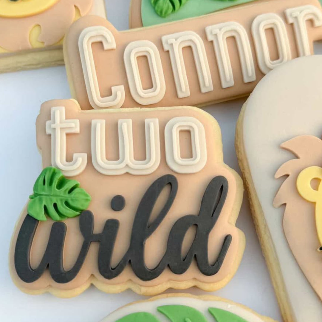 Two Wild New Cookie Stamp and Cutter