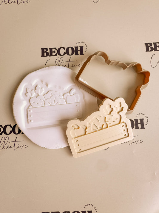 Veggie Crate Cookie Stamp and Cutter