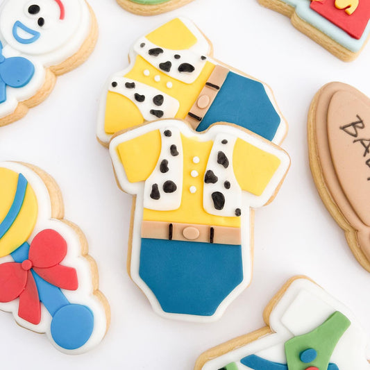 Cowboy Onesie Cookie Stamp & Cutter