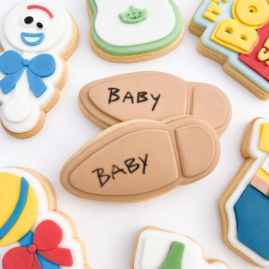 Woody Shoe Cookie Stamp & Cutter